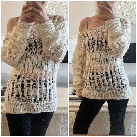 Artistry in Yarn: Pattern to Knit a Distressed Sweater Designed by Kate Kang | KnitHacker Distressed Sweater, Distressed Sweaters, Knit Picks, Knitting Tutorial, Sweater Design, Affiliate Links, Knitting Needles, Video Tutorial, A Video