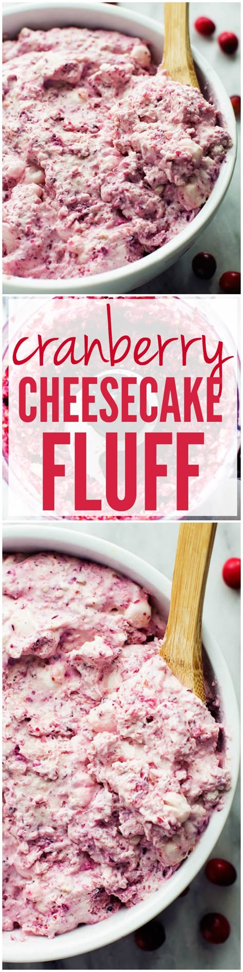 This Cranberry Cheesecake Fluff is SO easy and a must make at your holiday party!! Cranberry Cheesecake Fluff, Dessert For Thanksgiving Dinner, Cheesecake Fluff Salad, Cheesecake Cranberry, Cranberry Fluff Salad, Cheesecake Fluff, Cranberry Fluff, Dessert For Thanksgiving, Fluff Salad Recipes