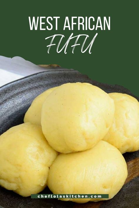 This shows wraps of fufu arranged in a plate. African Fufu, Swallow Food, African Recipes Nigerian Food, Light Soups, West African Food, Nigerian Recipes, Africa Food, African Cooking, Ethiopian Food