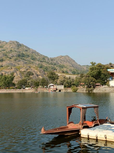 Recently I visited Nakki Lake in Mount Abu and it was kind of an experience I had, breezy wind blowing through my hair. #boating #lake #serenity #wind Nakki Lake Mount Abu, Mount Abu Aesthetic, Mount Abu Photography, Rajasthan Aesthetic, Mount Abu Rajasthan, Mount Abu, Wind Blowing, Colorful Mountains, Scenery Nature