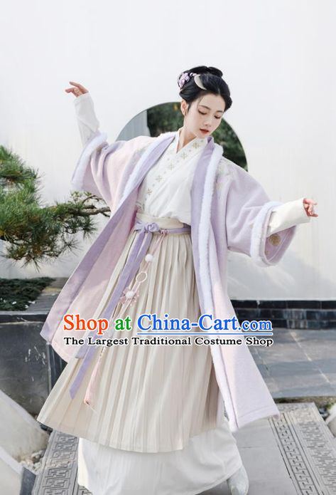 Hanfu Clothing, Pajamas For Women, Han Dynasty, Chinese Ancient, Princess Costume, Skirt For Women, Ming Dynasty, Lilac Dress, Costume Shop