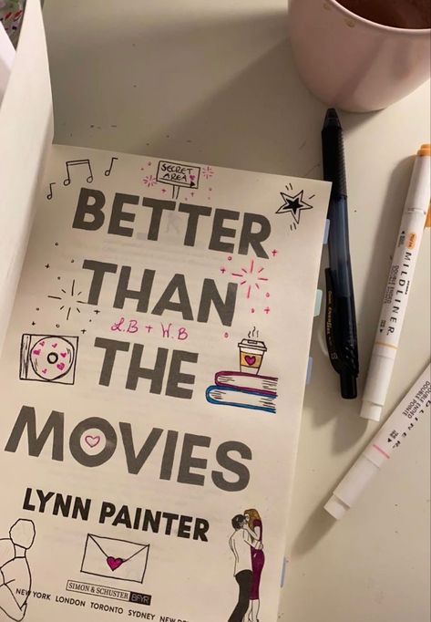 Wes Better Than The Movies, Lynn Painter, Better Than The Movies, Romcom Books, Book Annotations, Reading Motivation, Book Annotation, Inspirational Books To Read, Books Aesthetic