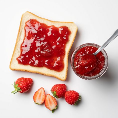 Making homemade strawberry jam is an excellent option if you’ve got too much fruit sitting in the kitchen. This is a quick and easy recipe that produces vibrant, red jam that has way more flavor than store-bought products. You may also like to check out our guide to storing strawberries where we tested nine different...Read More Storing Strawberries, Easy Apricot Jam Recipe, Crisco Pie Crust Recipe, Bread With Jam, Leftover Strawberries, Jam Strawberry, Apricot Jam Recipes, Homemade Strawberry Ice Cream, Bread Jam