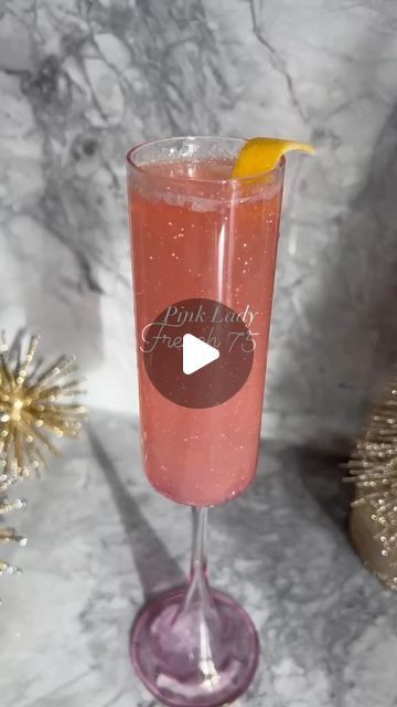 Cocktails (21+ to follow) on Instagram: "Cheers to 2024 with a Pink Lady French 75 – the perfect blend of glamour and celebration ☺️🤩 Comment ‘Cocktail’ and we will DM you the recipe ❤️👇 @coaster.to.coaster #cocktails #newyearseve #newyears #viral #drinks #french75" Pink Lady French 75, 50 Anniversary, Ladies Lunch, French 75, Pink Lady, Follow On Instagram, New Year’s Eve, New Years Party, Wine And Spirits