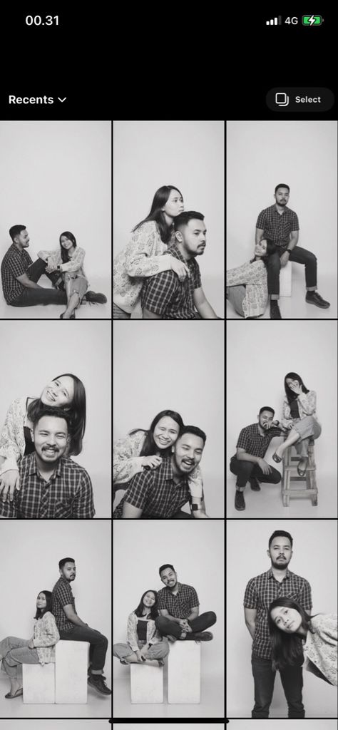 Self Photo Studio Pose Ideas With Boyfriend, Cute Photo Poses With Boyfriend, Couple Self Photo Studio Ideas, Photobooth Ideas Pose, Photoshoot Ideas With Boyfriend, Photobooth Ideas Poses Couple, Couple Studio Photoshoot Ideas, Photobox Ideas Pose Couple, Self Photo Studio