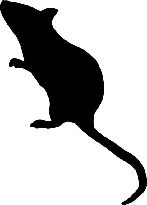 Mouse silhouette illustration. Mouse Silhouette, Silhouette Illustration, Vector Clipart, Wild Life, Rats, Vector Free, Clip Art, Halloween, Drawings