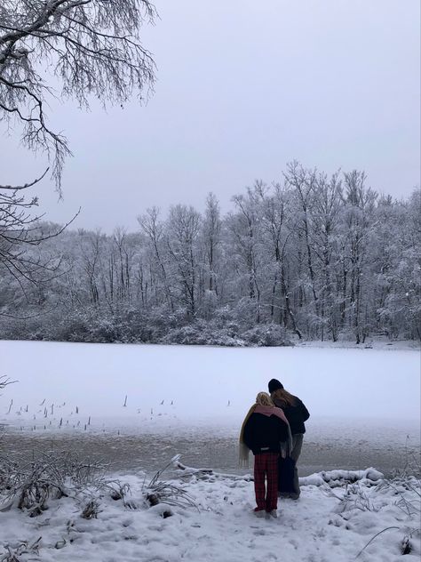 Winter In Denmark, Denmark Aesthetic Winter, Beartown Aesthetic, Frozen Lake Aesthetic, Christmas Winterwonderland, Denmark Winter, Denmark Aesthetic, Snowy Lake, Lake Christmas