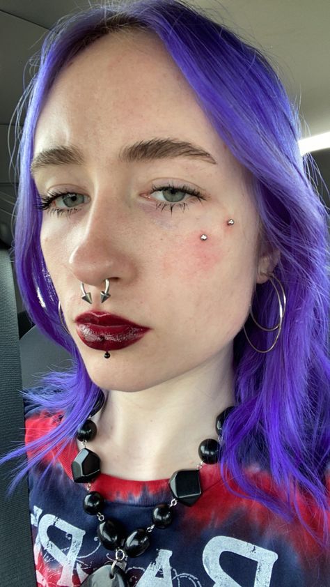 Under Eye Piercing, Facial Dermal Piercing, Anti Eyebrow Piercing, Anti Eyebrow, Body Modification Piercings, Microdermal Piercing, Mouth Piercings, Cute Nose Piercings, Eye Piercing