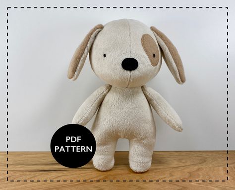 Dog Plushie, Dog Sewing, Diy Plush Dolls, Dog Sewing Patterns, Mini Dog, Super Cute Puppies, Animal Sewing Patterns, Mini Dogs, New Best Friend