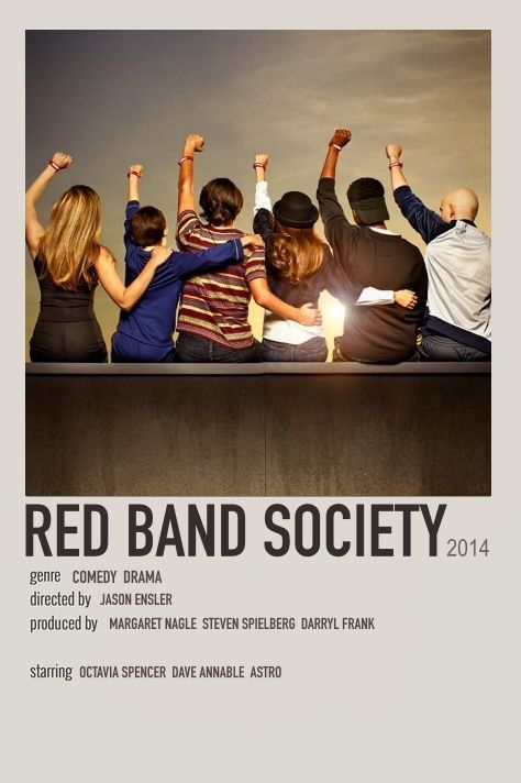 The Red Band Society, Wanted Movie, Minimalistic Poster, Red Band Society, Posters Minimalist, Movie Wall, Series Poster, Film Posters Minimalist, Minimalist Posters