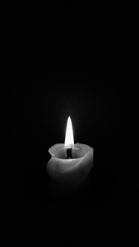 Candle flame photography. Black With Candle Profile Picture, Rest In Peace Black Aesthetic, Candle Background Wallpapers, Candle Black And White Photography, Candle In The Dark Photography, Condolence Picture Candle, Isolated Objects Photography, Mourn Profile Picture, Condolence Profile