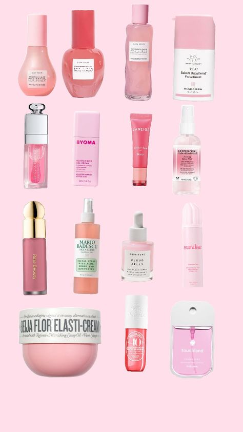 Pink Skin Care #Preppy #Pink #Cute #SkinCare Skin Care Preppy, Preppy Skin Care, Pink Skin Care, Trendy Skincare, Cute Skincare, Pink Skincare, Preppy Videos, Preppy Makeup, Preppy Skincare