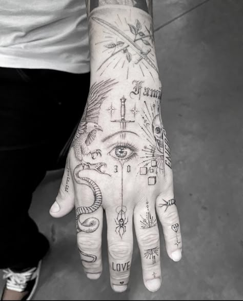 MR K — BANG BANG Small Chest Tattoos, Finger Tats, Hand And Finger Tattoos, Men Tattoos Arm Sleeve, Hand Tats, Writing Tattoos, Small Hand Tattoos, Hand Tattoos For Guys, Hand Tattoo