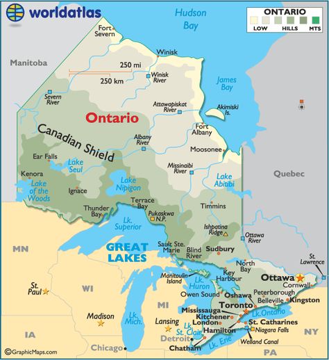 Map of Ontario | World Map > North America > Canada > Ontario > LARGE COLOR MAP Ontario Map, Ottawa River, Study In Canada, Canada Trip, Canada Map, North America Map, Canada Ontario, Travel Canada, O Canada