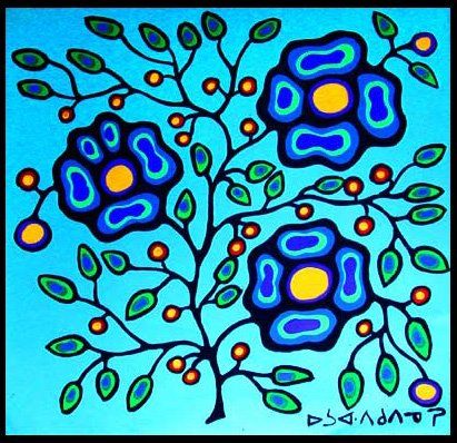 NORVAL MORRISSEAU BLOG: Flowers of Norval Morrisseau (Part II) Canadian Aboriginal Art, Norval Morrisseau, Canadian Painters, Aboriginal Culture, Woodland Art, Aboriginal Artists, Canadian Art, Indigenous Art, Native Art