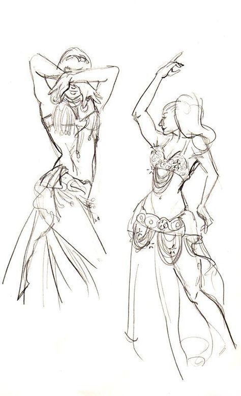 Dancing Painting, Painting Dancing, Dancing Drawing, Dancer Drawing, Dancing Drawings, Belly Dancing, Pencil Art Drawings, Dance Art, Belly Dancers