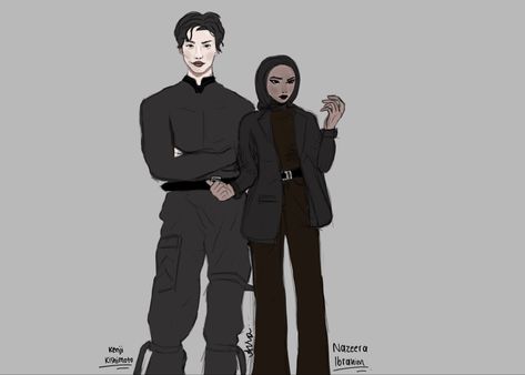 kenji kishimoto nazeera ibrahim fanart by me 🤟🏽 shatter me series Haider Ibrahim Shatter Me Fanart, Nazeera Ibrahim And Kenji, Haider Ibrahim Restore Me Fanart, Nazeera Ibrahim Fanart, Kenji And Nazeera Fanart, Kenji Kishimoto And Nazeera Ibrahim, Kenji Nazeera, Kenji Kishimoto Fanart, Nazeera Ibrahim