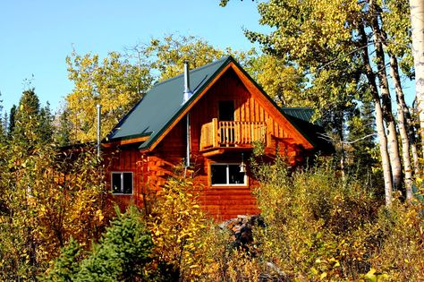 A real Alaska homestead in Kenny Lake, Alaska     A Look At A Real Alaska… Cabin In Alaska, Alaska Homestead, Ice Hut, Trappers Cabin, Cabin Tiny House, Off Grid Cabin, Sugar Shack, Living Essentials, Living In Alaska