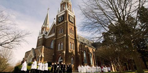 Belmont Abbey, Belmont North Carolina, Charlotte City, Black Monks, Two Rivers, Christmas Town, Urban City, The Monks, Roman Catholic, Ferry Building San Francisco