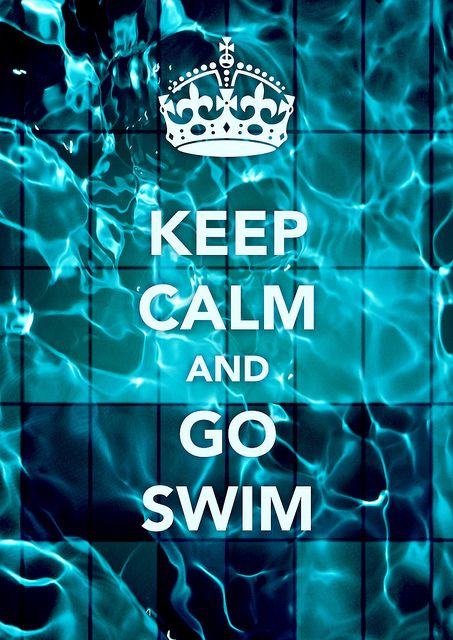 Keep calm and go swim. Por lo menos una vez por semana. Eso me hace sentir bien. Keep Calm Signs, I Love Swimming, Swimmers Life, Keep Calm Posters, Swim Life, Swimming Quotes, Competitive Swimming, Calm Quotes, Keep Calm Quotes