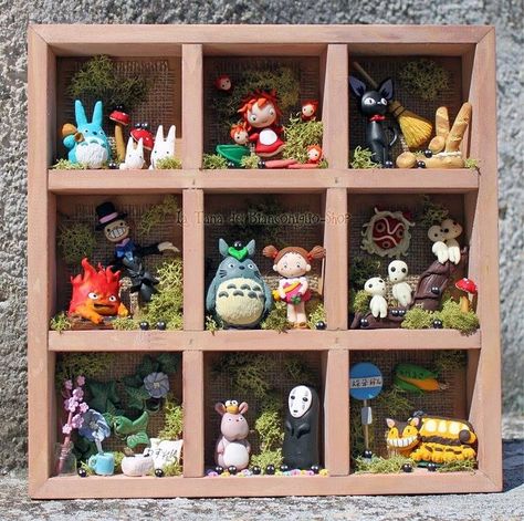 Wow! Studio Ghibli Crafts, Totoro Ghibli, Crea Fimo, Tanah Liat, Ghibli Studio, Studio Ghibli Art, Ghibli Art, Clay Figures, Cowboy Bebop