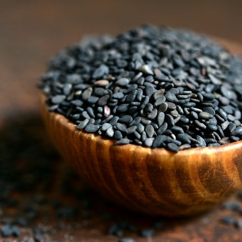 Black Sesame Seed Cereal for Kidney Health — The Way of Yin Seed Cereal, Black Sesame Seeds, Sesame Seed, Black Food, Kidney Health, Black Sesame, Fruit In Season, Natural Sweeteners, Chinese Medicine