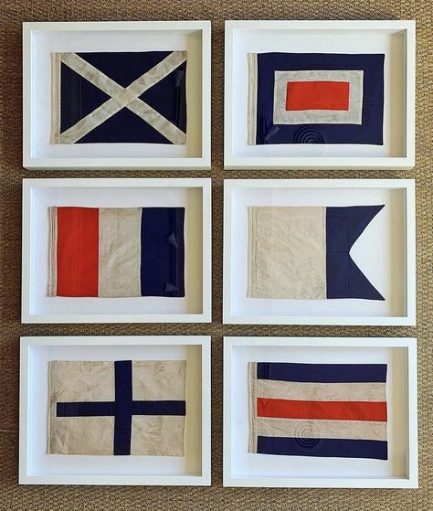 Marine Images, Nautical Signal Flags, Marine Flag, Michigan Cottage, Camping Quilt, Lake Houses Exterior, Nautical Crafts, Nautical Flags, Framed Flag