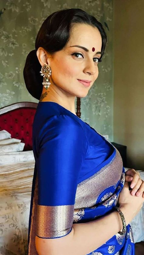 Kangana Ranaut, Ethnic Outfits, Elegant Hairstyles, Trendy Hairstyles, To Read, Tap, Hairstyles