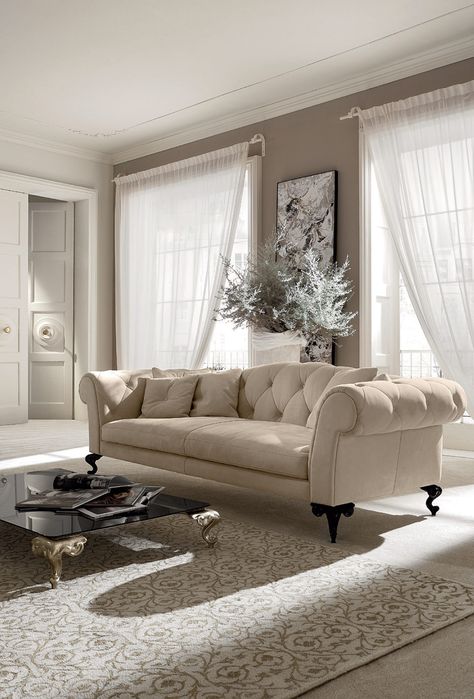 Pinning for the sofa. Italian Modern Sofa, Italian Leather Sofa, Italian Furniture Brands, French Sofa, Italian Sofa, Luxury Sofa, Italian Furniture, Upholstered Sofa, Upholstered Furniture