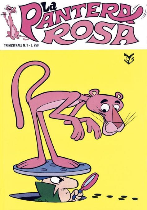 Italian Illustration, Cartoons Magazine, Desenho Tom E Jerry, Snoopy Halloween, Old School Tattoo Designs, 80s Cartoons, Pink Panther, Vintage Comic Books, Pink Panthers