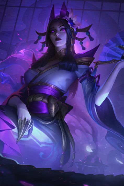 Spirit Blossom Cassiopeia League of Legends art Cassiopeia League Of Legends, Spirit Blossom Cassiopeia, Spirit Blossom, Riot Games, Mobile Wallpaper, League Of Legends, Blossom, Wallpapers, Purple