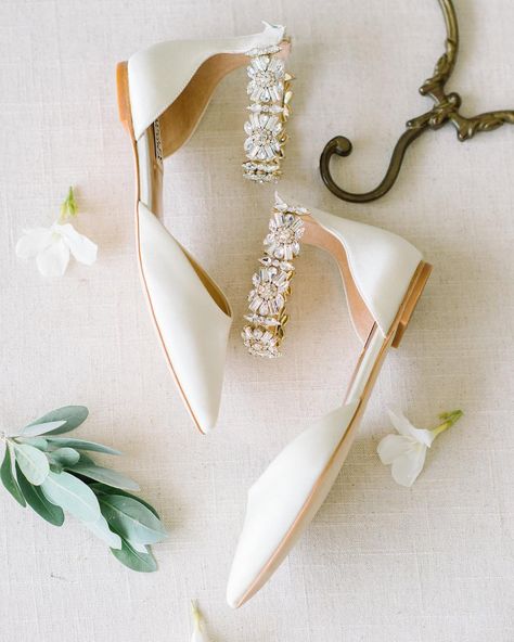 Comfortable Wedding Shoes That Are Oh-So-Stylish ★ comfortable wedding shoes flats white with stones badgley mishka Boho Wedding Flats, Comfortable Wedding Shoes Flats, Sparkle Wedding Shoes, Wedding Shoes White, Flat Wedding Shoes, Comfortable Wedding Shoes, Reception Shoes, Wedding Shoes Sandals, Shoes Inspiration