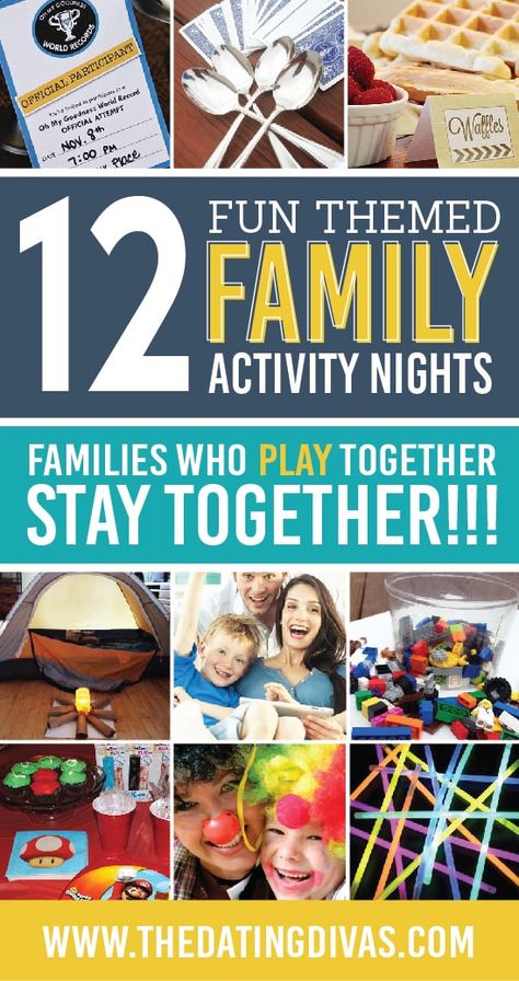 Family Night Activities, Fun Indoor Activities, Family Fun Day, Family Fun Night, The Dating Divas, Dating Divas, Family Fun Games, Play Together, Indoor Fun