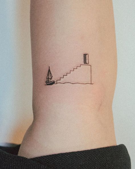 Simbols Tattoo, Halo Tattoo, Celebrities Tattoos, One Line Tattoo, Movie Tattoo, Movie Tattoos, The Truman Show, Tattoo Skin, Travel Architecture