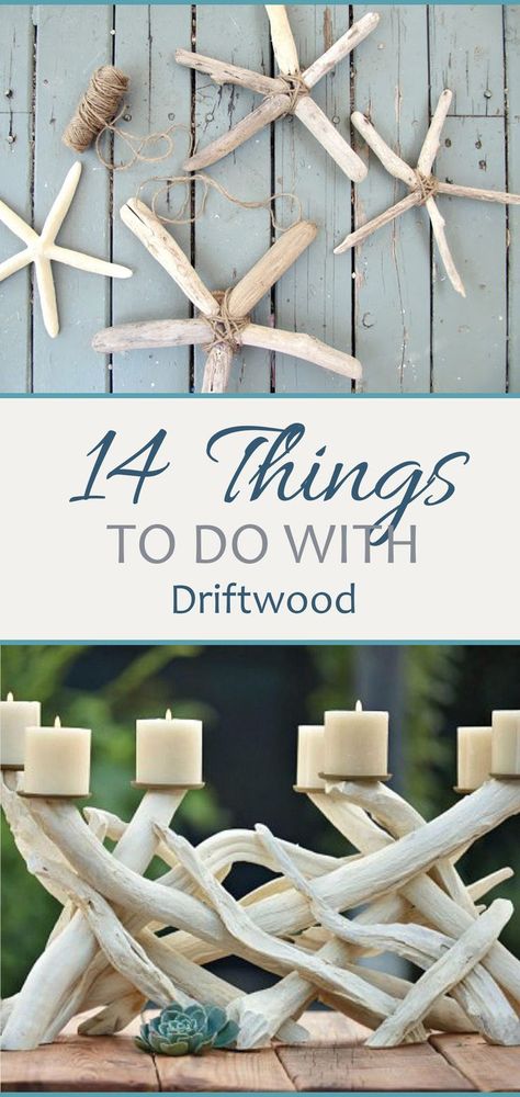 Small Driftwood Crafts Diy, Drift Wood Ideas Diy Projects, Driftwood Crafts Diy, Diy Driftwood Projects, Driftwood Project, Repurpose Projects, Driftwood Ideas, Driftwood Diy, Driftwood Art Diy