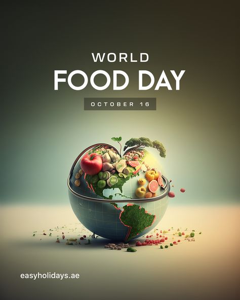 On this World Food Day, let us pledge to reduce food waste and to support sustainable food systems. #worldfoodday #worldfoodday2023 #october162023 #dubai #food Food Safety Day Creative Ads, World Food Safety Day Creative Ads, World Food Day Poster Design, World Food Day Creative, Food Day Creative Ads, World Food Day Creative Ads, World Food Day Poster, International Food Day, World Food Safety Day