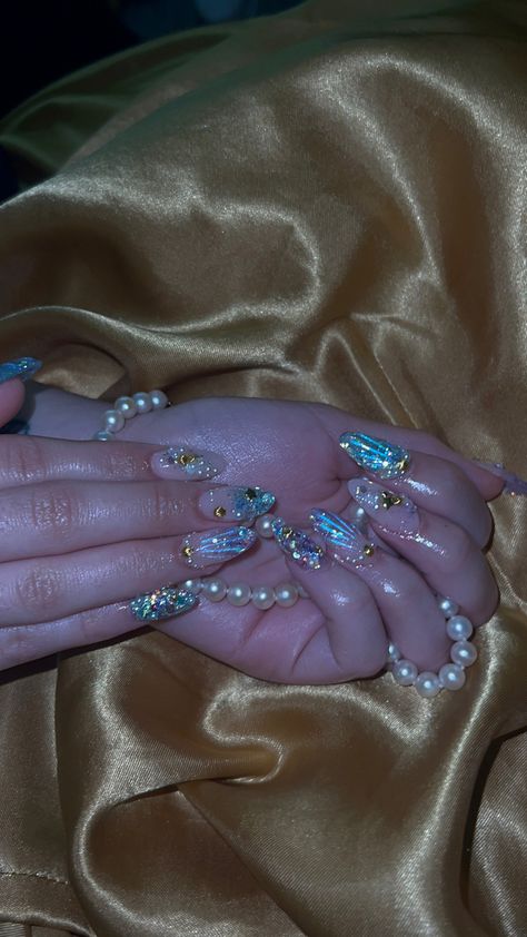 Mermaid Vibe Nails, Mermaid Nails Acrylic, Pisces Nail Art, Mermaid Acrylic Nails, Pisces Nails Designs, Ariel Nails, Pisces Nails, Pisces Season, Sea Nails