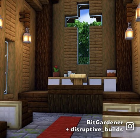 Minecraft Village Interior, Minecraft Vanity Ideas, Medical Minecraft Builds, Tower Interior Minecraft, Minecraft Corridor Design, Minecraft Asylum, Minecraft Torture Room, Minecraft Science Lab Build, Minecraft Hospital Interior