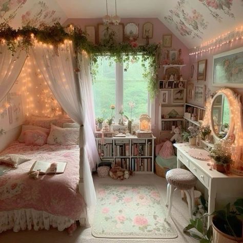 Dream Bedroom Inspiration, Dekorasi Kamar Tidur, Room Redesign, Girly Room, Pretty Room, Makeover Bedroom, Dream House Rooms, Cozy Room Decor, Dreamy Room