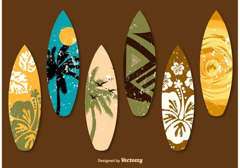 Surf Table, School Fonts, Creative Artwork, Surfboard, Vector Art, Craft Projects, Vector Free, Surfing, Anime Art