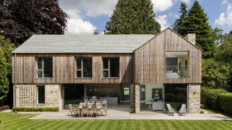 Self Build Houses, House Cladding, Build Your Own House, Wood Cladding, Timber Cladding, Barn Style, Barn House, Modern Architecture, Architecture House