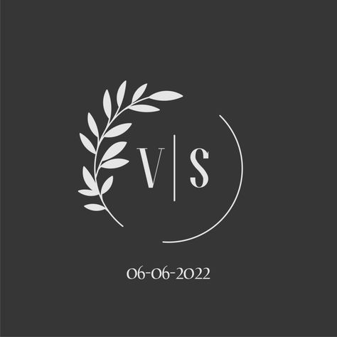 Initial letter VS wedding monogram logo design inspiration Vs Initial Logo, Vs Wedding Logo, Billionaire Life, Vs Logo, Phone Photo, Floral Logo Design, Phone Photo Editing, Wedding Logo Monogram, Brand Names And Logos