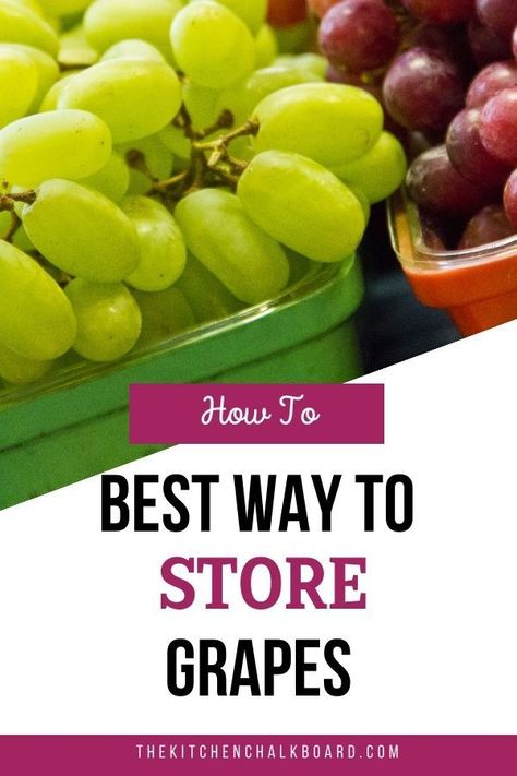 Keeping Grapes Fresh Longer, How To Store Fruits In Fridge, Best Way To Store Fresh Fruit, How To Clean Grapes With Vinegar, Fresh Fruit Storage, How To Wash Grapes With Vinegar, Grape Storage In Fridge, Best Way To Store Fruit, Keep Grapes Fresh Longer