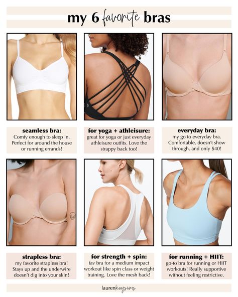 my go-to bras: sports bra, best everyday bra, and more! - Lauren Kay Sims Fitted Bra-friendly Sports Bra For Workout, Sports Bra With Built-in Bra And Shaping, Sports Bra With Built-in Bra For Sports Season, Casual Sports Bra With Built-in Bra And Medium Support, Bra-friendly Sports Bra, Bra Photos, Lauren Kay Sims, Everyday Bra, Sport Dress