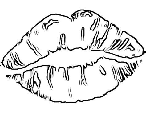 Lips Coloring Pages, Stencil Outline Tattoo, Drawing Words, Stammestattoo Designs, Herren Hand Tattoos, Coloring Pages Ideas, Pages Ideas, Bauch Tattoos, Beginner Tattoos