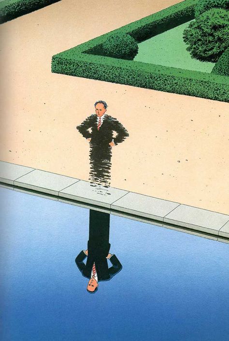 Guy Billout illustration. Guy Billout, 카드 디자인, Conceptual Illustration, Art Et Illustration, Art And Illustration, Editorial Illustration, Pics Art, Retro Art, Surreal Art