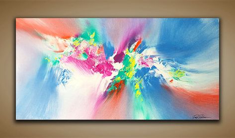 Acrylic Inspiration, Diy Wall Painting, Wall Paintings, Mercado Global, Diy Wall, Oil Paintings, Wall Painting, Abstract Painting, Oil Painting