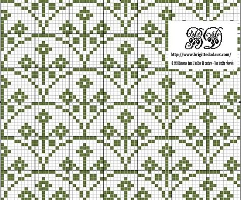 Repeating Motif Cross Stitch Chart – Cross-Stitch Punto Fair Isle, Maglia Fair Isle, Fair Isle Chart, Colorwork Chart, Fair Isle Knitting Patterns, Fair Isles, Colorwork Knitting, Pola Kristik, Mittens Pattern