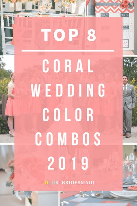 Blue And Coral Wedding Theme, Coral Wedding Ideas, Coral And Silver Wedding, Desert Coral Wedding Color Scheme, Coral Wedding Party, Navy And Coral Wedding, Coral Beach Wedding, Coral Wedding Bouquet, Coral Wedding Colors Scheme