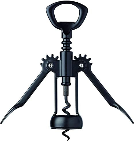 L'Atelier du Vin Matte Black Classic Wing Corkscrew Wine Tools, Corkscrews, Plastic Ring, Wine Opener, Spring Steel, Kitchen Utensils Gadgets, Premium Brands, Online Branding, Color Set